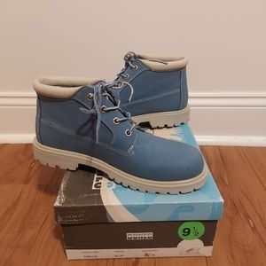 Dunes Blue Denim Ankle Boot Bootie Size 9.5 M